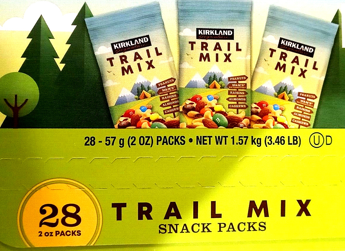 Kirkland Signature Trail Mix Snack Packs 28 ct EXP 02/2025