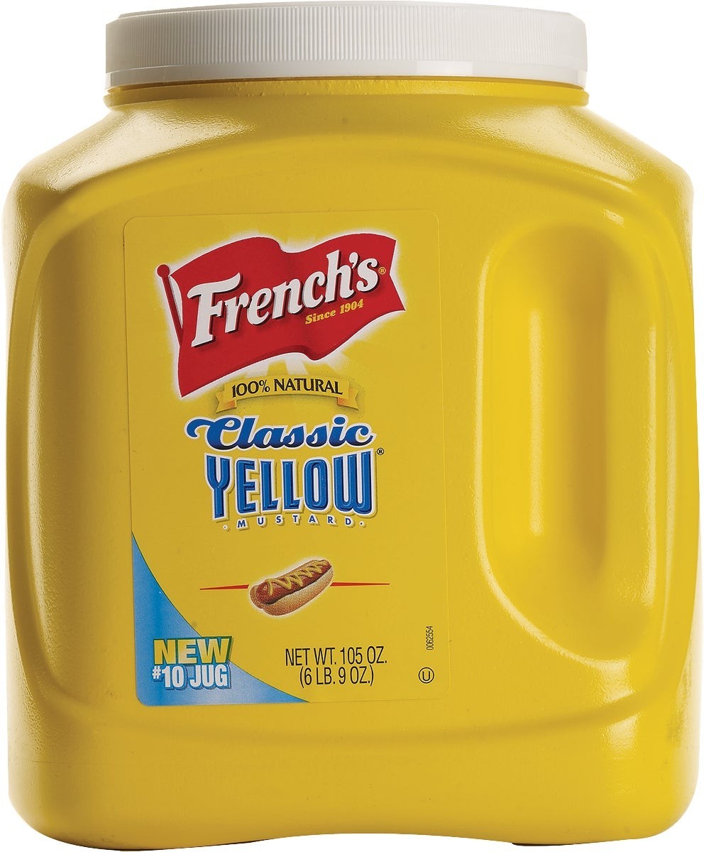 French’s Classic Yellow Mustard, 105 oz – One 105 Ounce Bulk Container of
