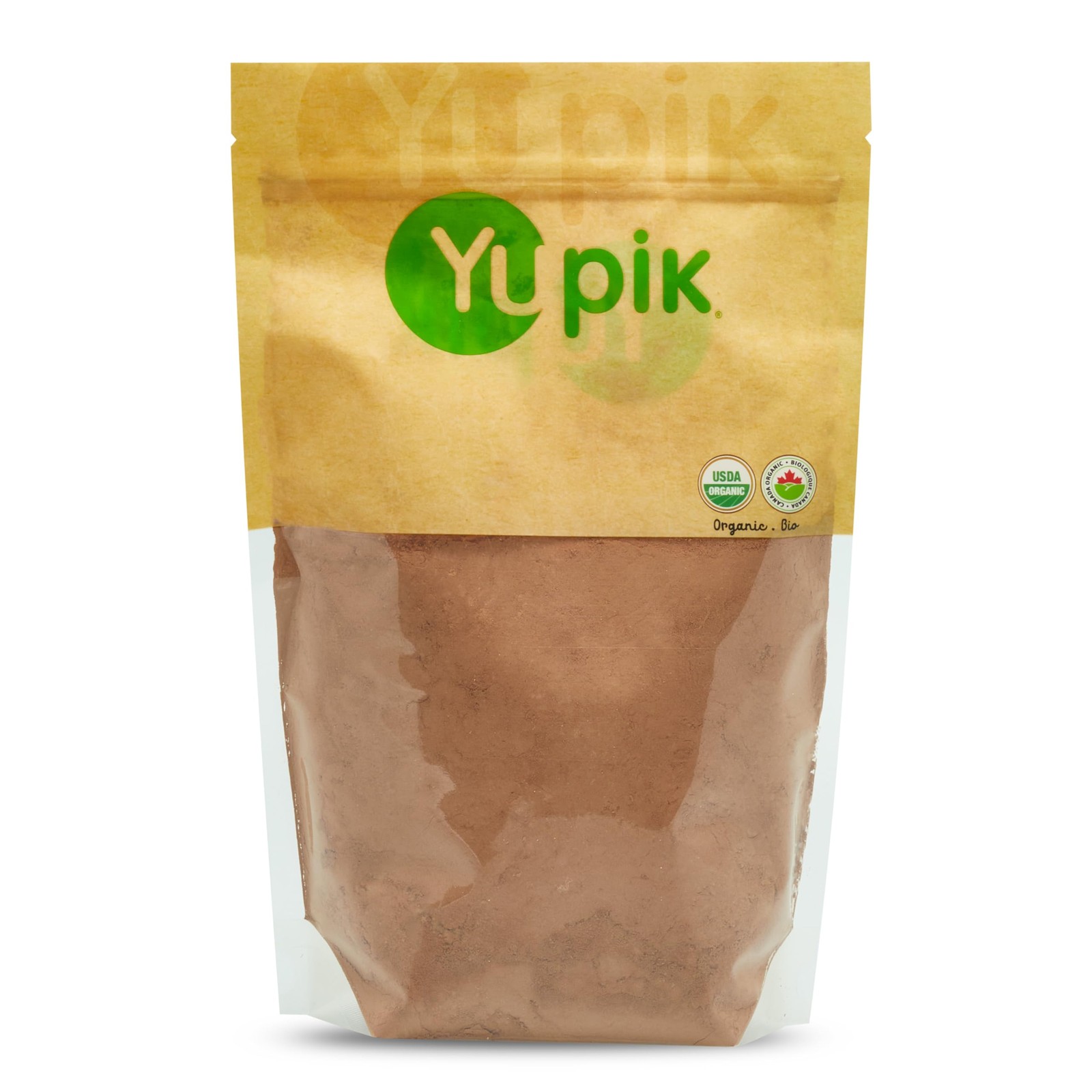 Yupik Organic Raw Cacao Powder, 2.2 lb 35.2 oz, Gluten-Free, GMO-Free, Kosher…