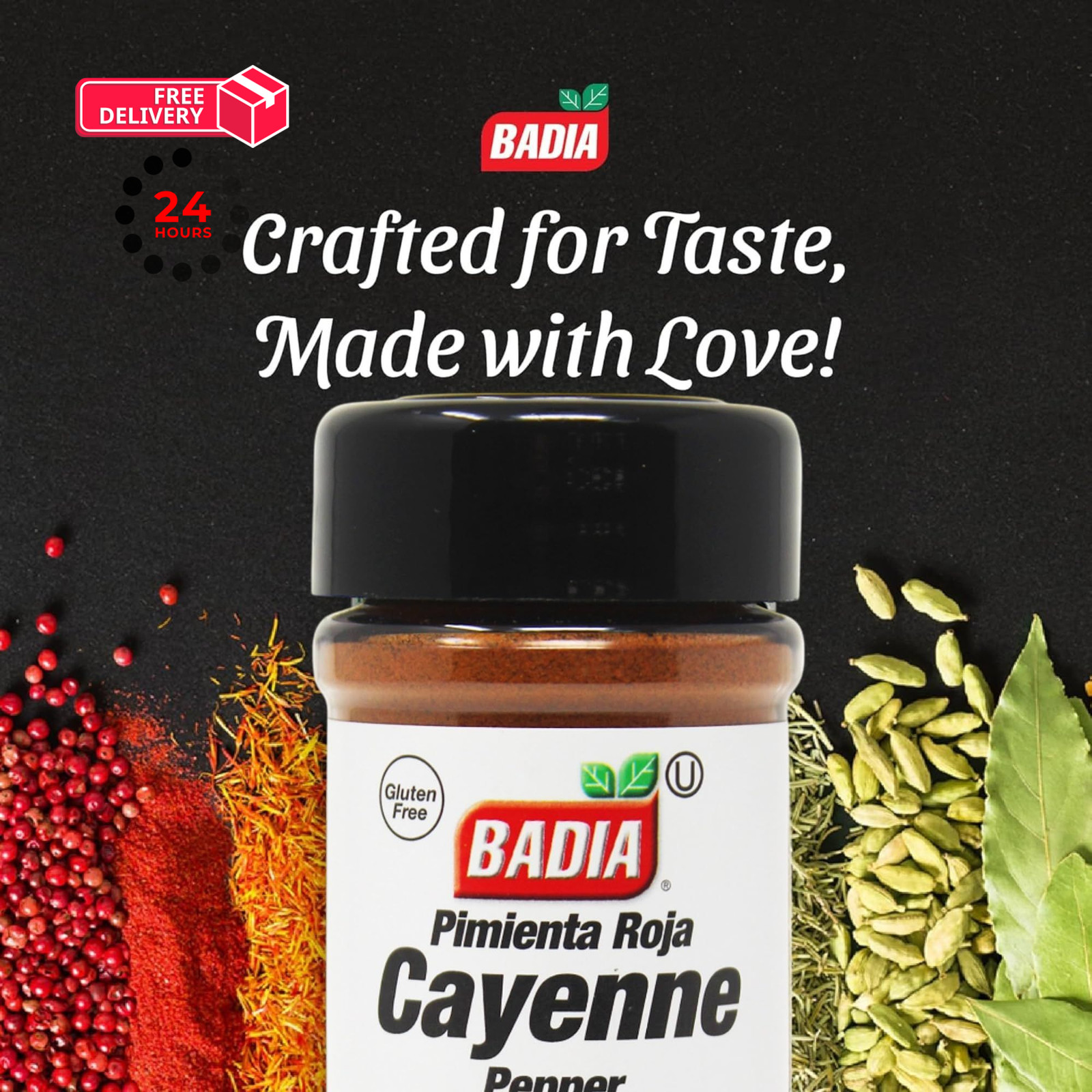 Badia Pepper Cayenne Ground, 1.75 oz (Pack of 1)