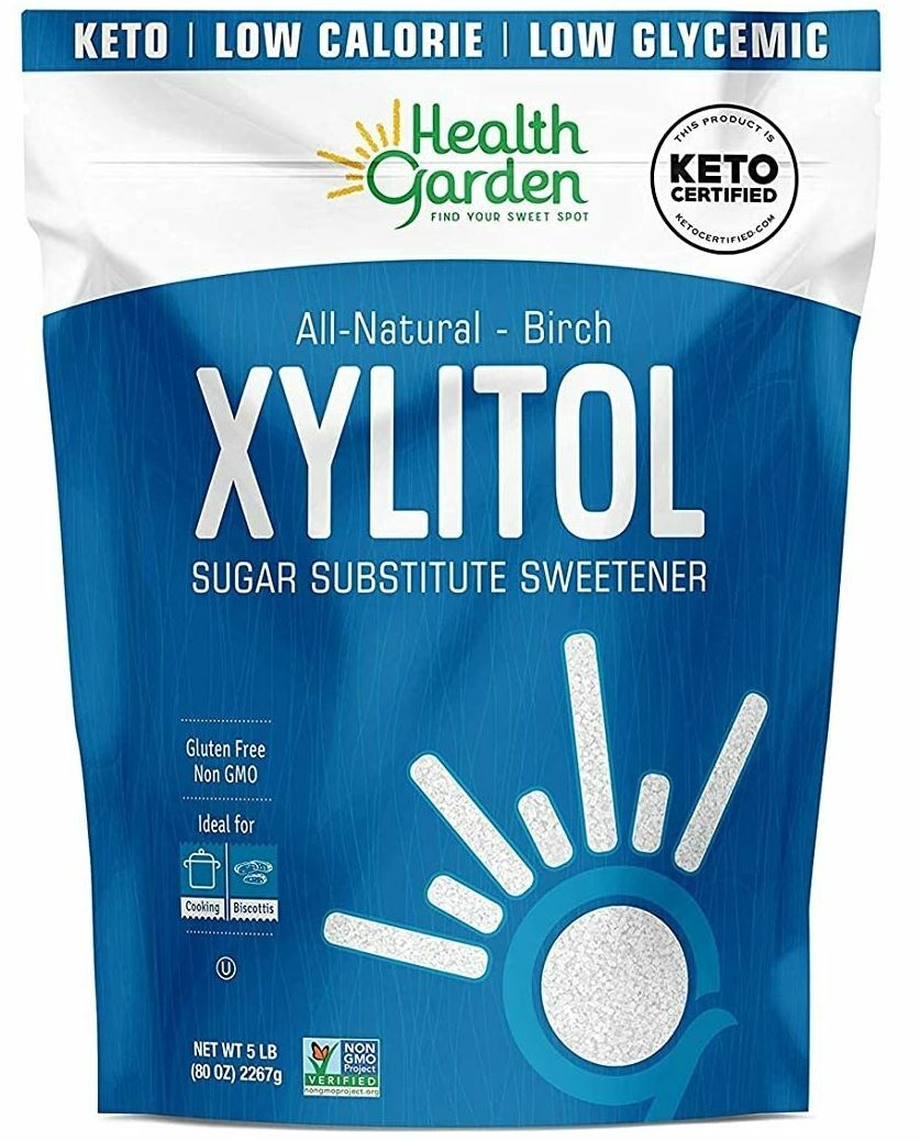 Health Garden Real Birch Xylitol, 5 lbs (Case of 6)