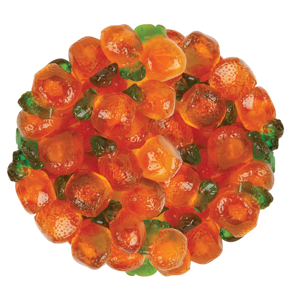 Orange Fruit Filled Gummy Soft Gummy Juicy Candies Weight 8oz TO 5lb