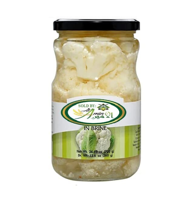 Pickled Cauliflower In Brine 4 Jars NT WT 24.69oz (700g)
