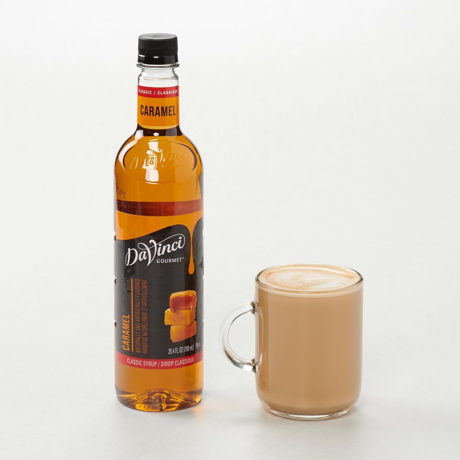 DaVinci Gourmet Classic Caramel Syrup, 25.4 Fl Oz (Pack of 1),