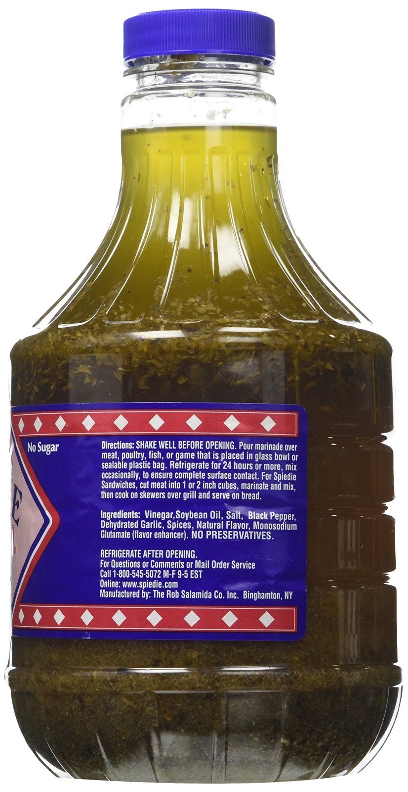 Salamida New York State Fair Spiedie Original Sauce, 32 32 Fl Oz (Pack of 1)