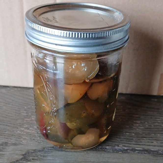 Homemade Sweet Pickles Pint Ball Jar Canned