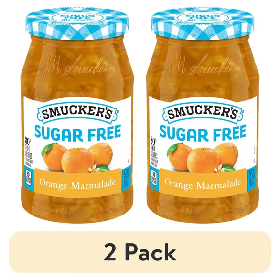 (2 pack) Smucker’s Sugar Free Orange Marmalade, 12.75 oz