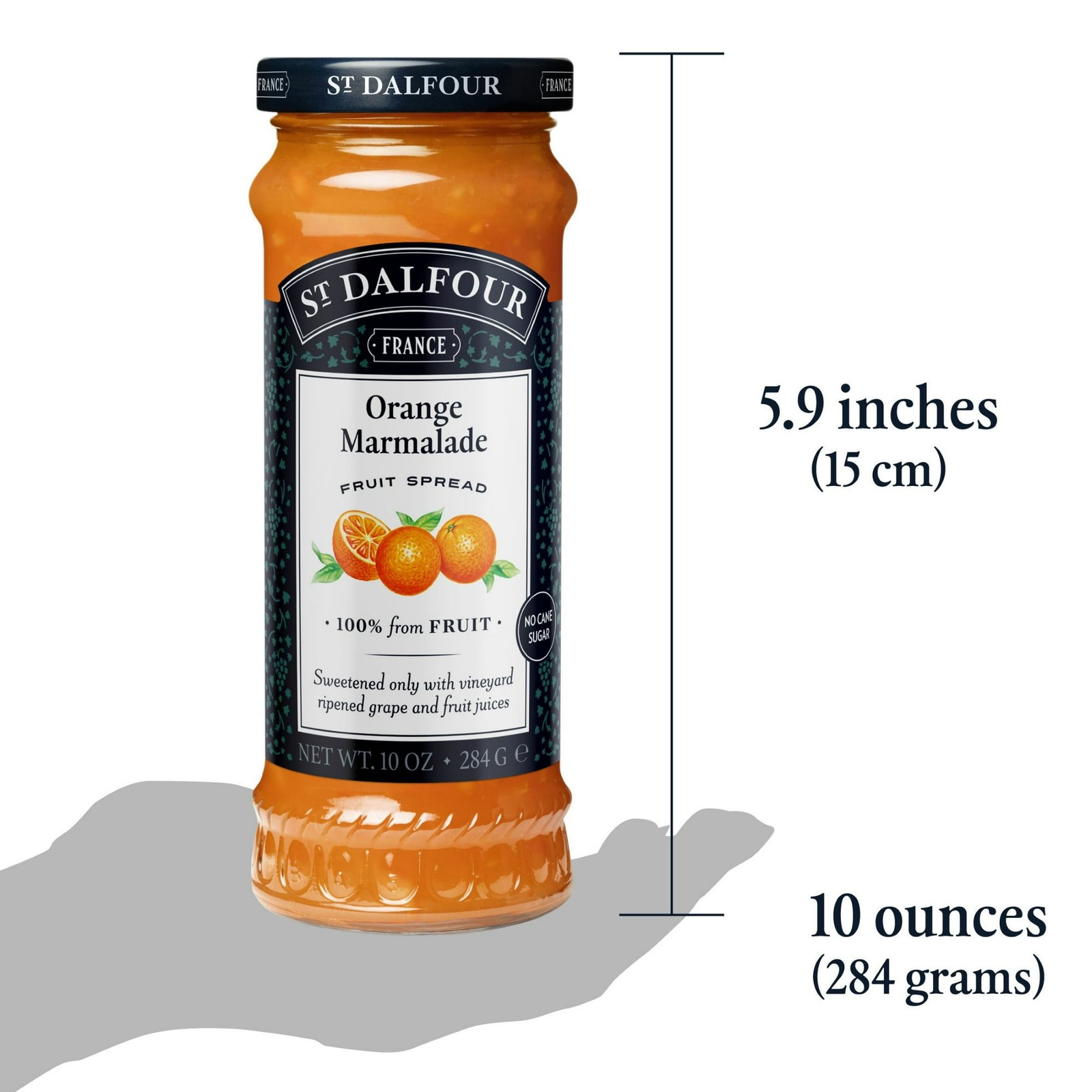 St. Dalfour Orange Marmalade Fruit Spread, 10 Ounce