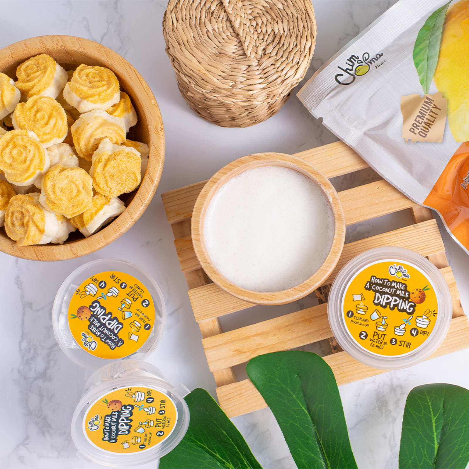 Freeze-Dried Mango Sticky Rice with Coconut Milk Dip 50g