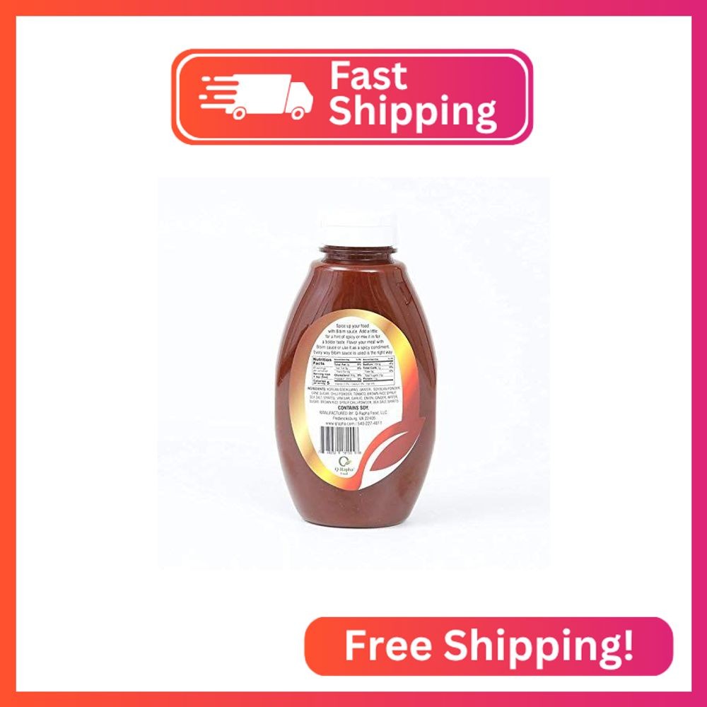 Q-Rapha Korean Bibim Bap Cho Gochujang – GMO and Gluten free, Vegan (15.2oz)