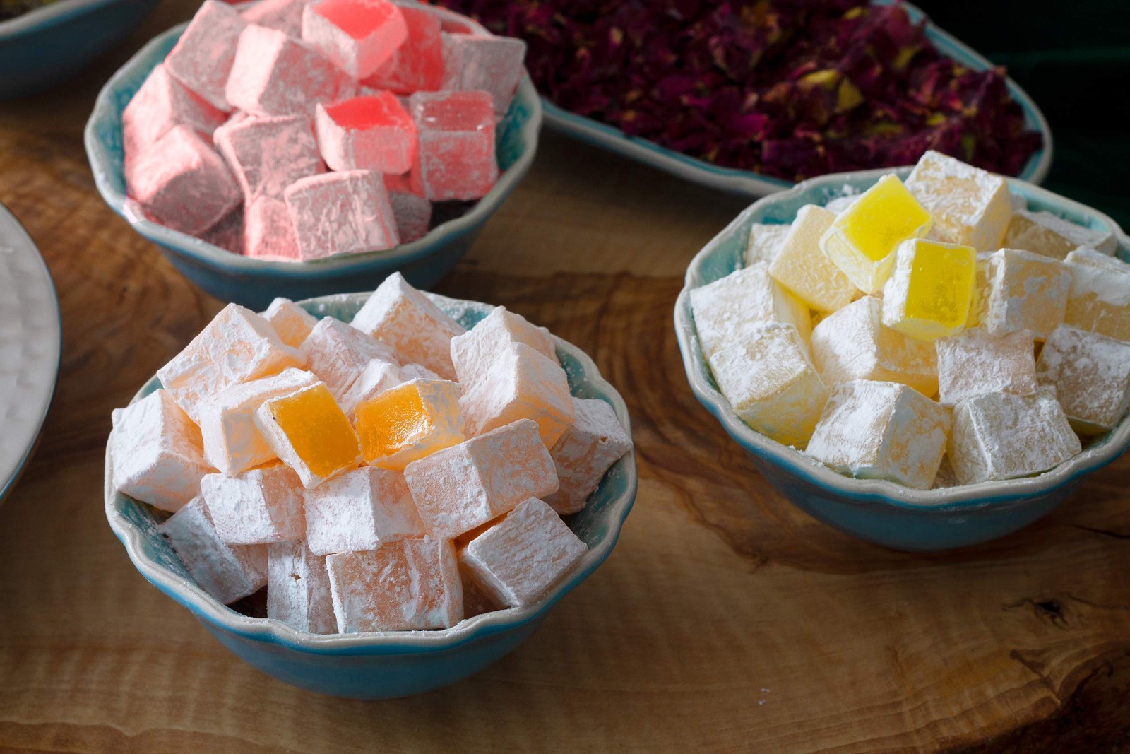 Cerez Pazari Turkish Delight with Rose, Orange and Lemon 7 Ounce (Pack of 1)