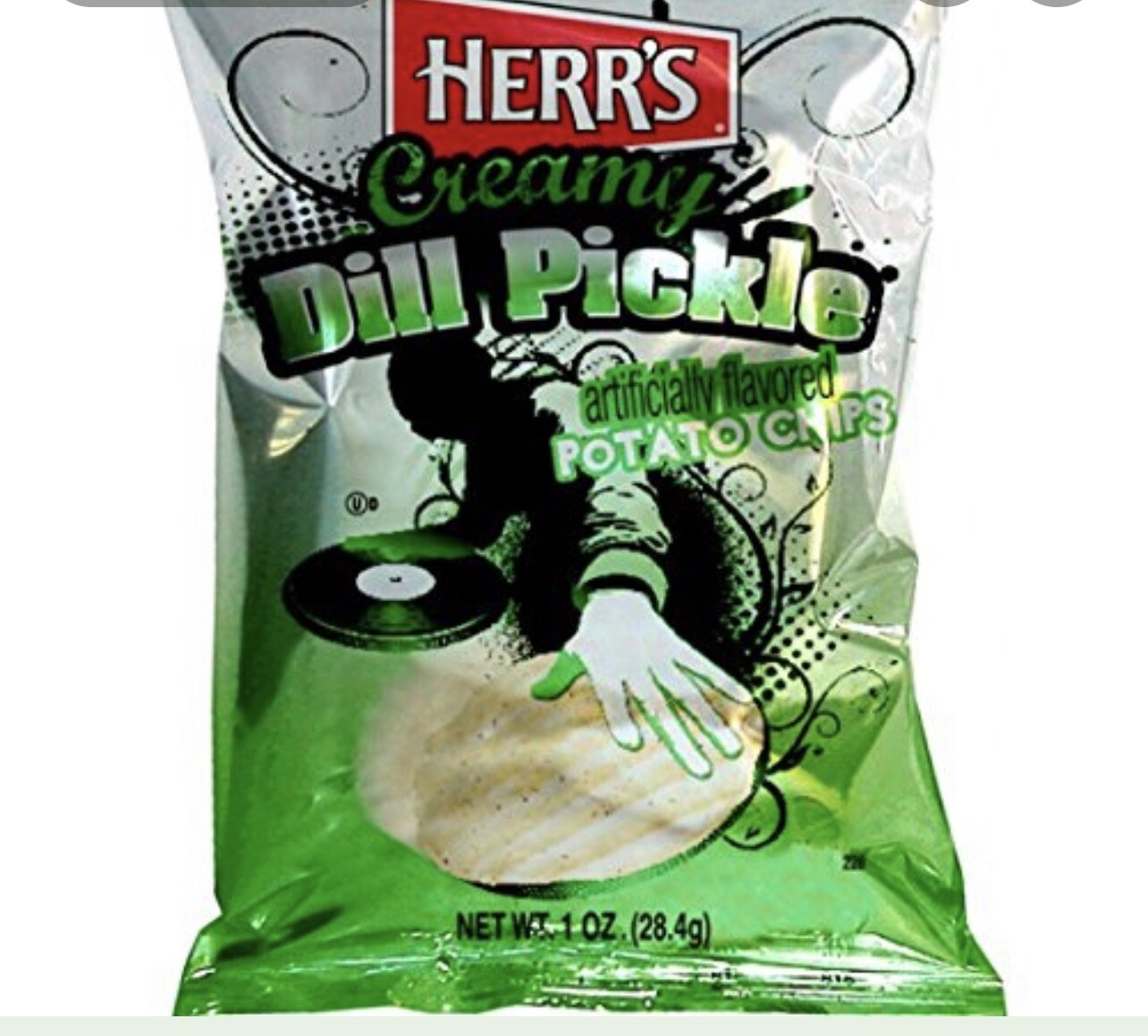 Herr’s Creamy Dill Potato Chips 1 oz, Pack Of 42