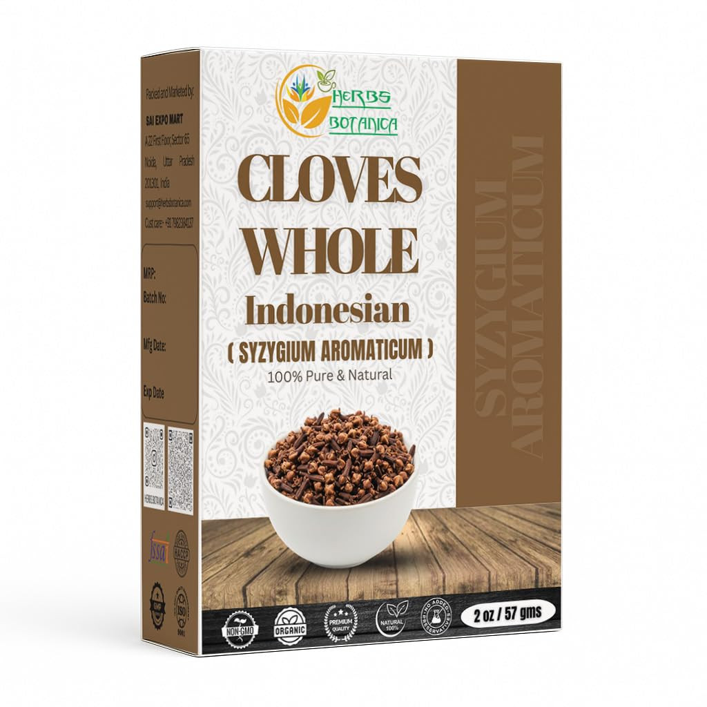 Cloves Whole Bulk Indonesian Premium Quality, Non-Gmo, Gluten-Free Perfect for C