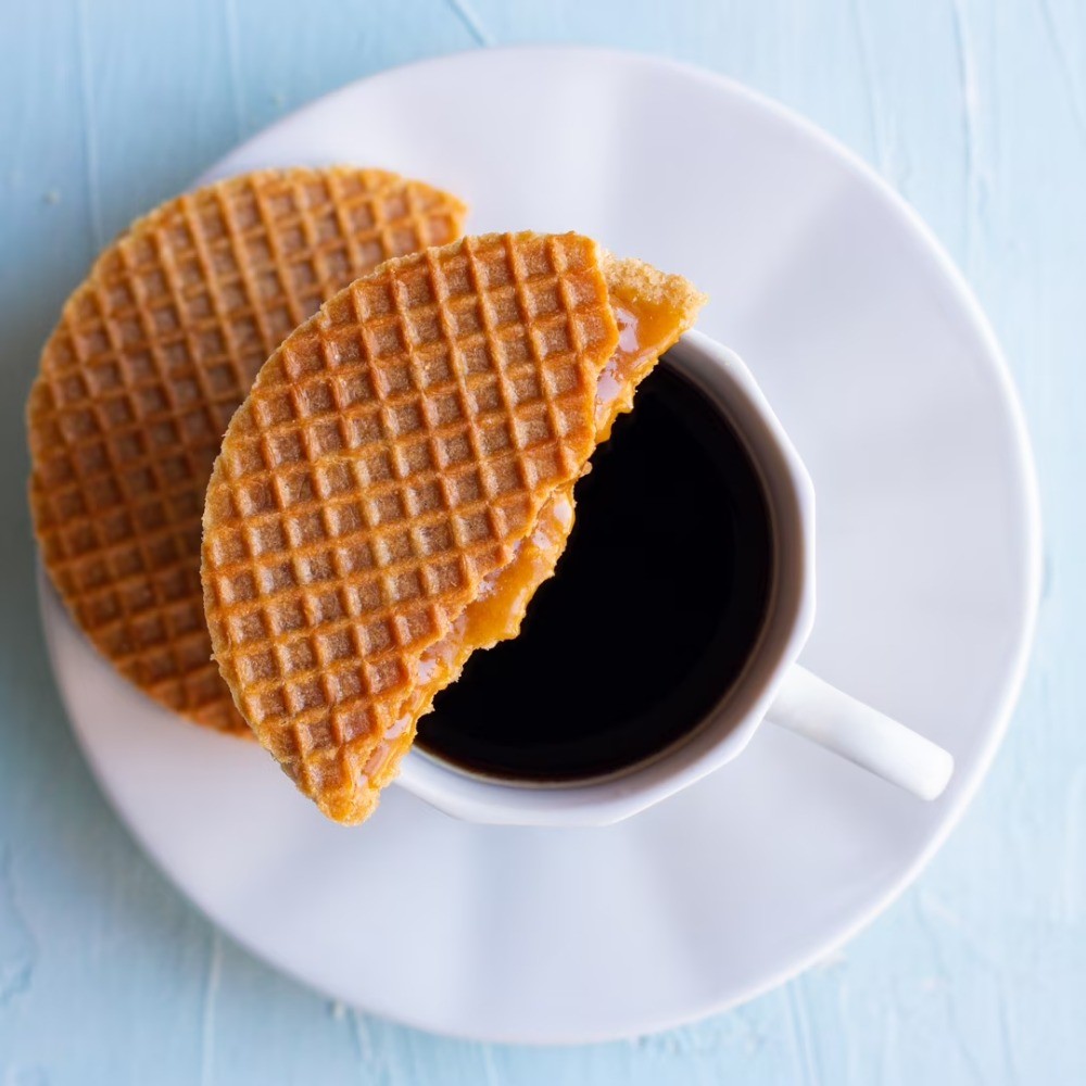 (3 pack) Caramel Stroopwafels, Delicious Dutch Syrup Waffles, Contains Wheat