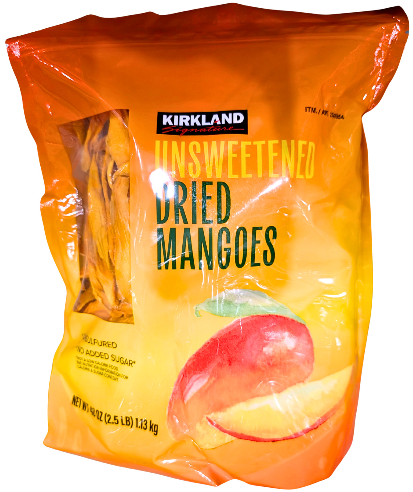 Kirkland Signature Unsweetened Dried Mangoes 40 Oz EXP 08/2027