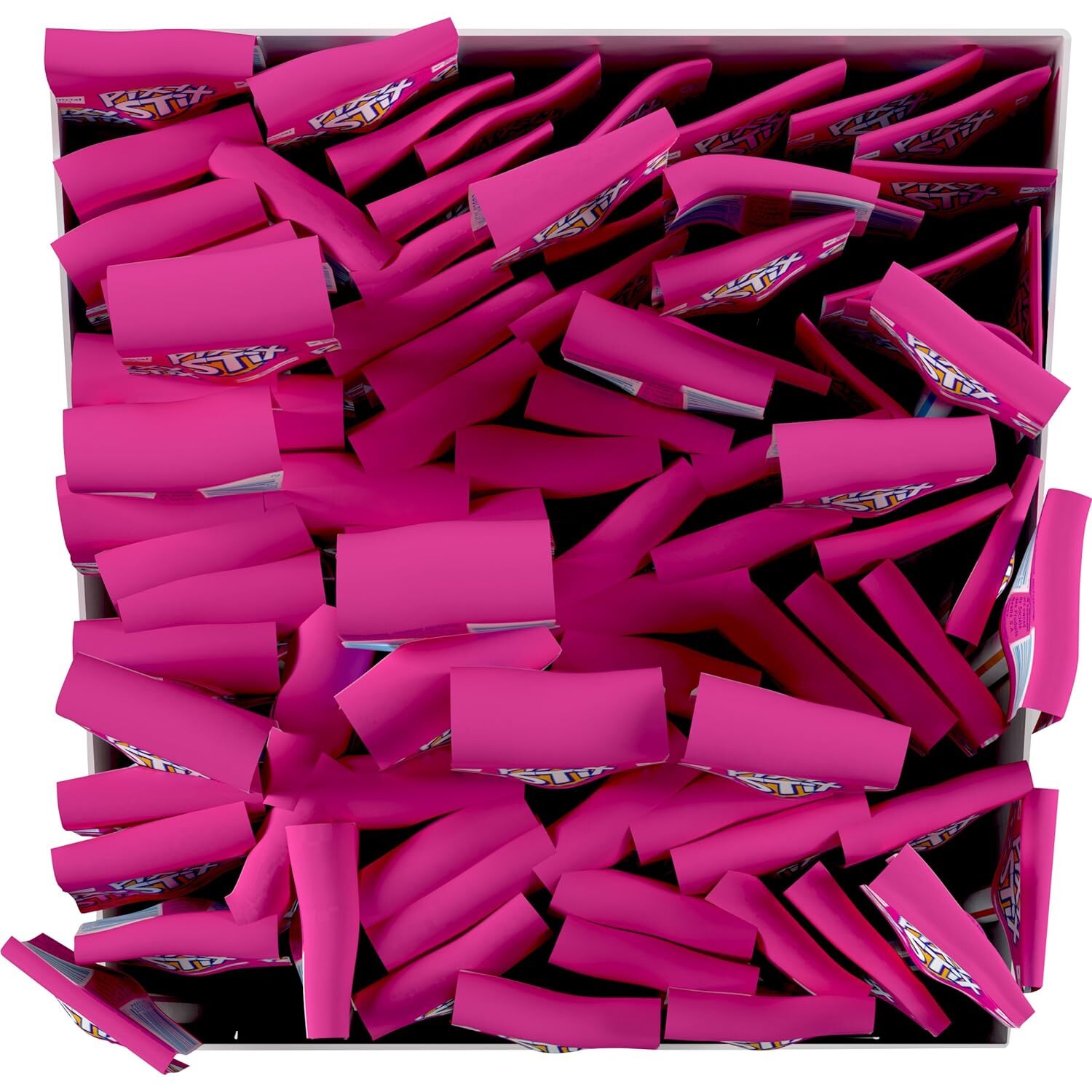 Pixy Stix Candy Variety Pack 85 Count Fruity Flavors Grape Cherry Orange