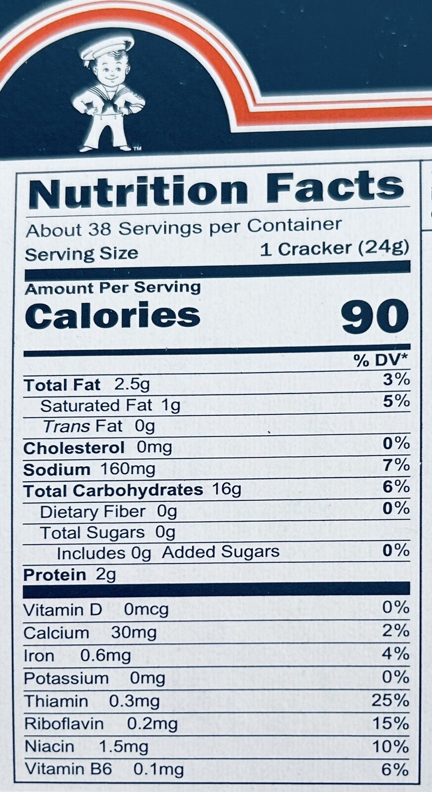 Sailor Boy Pilot Bread Crackers 1 – 2 Lb Box – Multiple Shipping Options