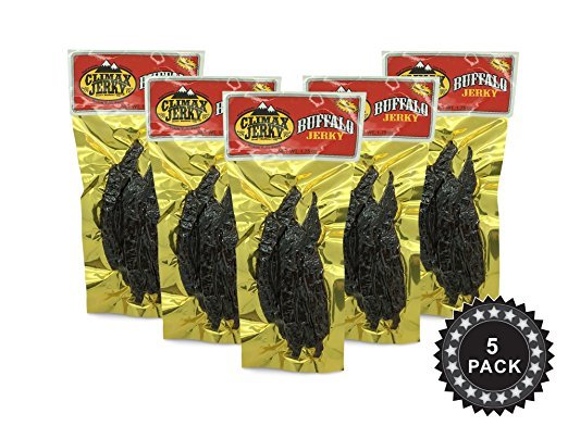 Climax BEST Premium Natural 1.75 OZ. Buffalo Jerky Original – 5 Pack