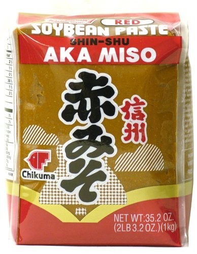Shirakiku Red Miso Soybean Paste (Aka Miso) – 2.2 Lb