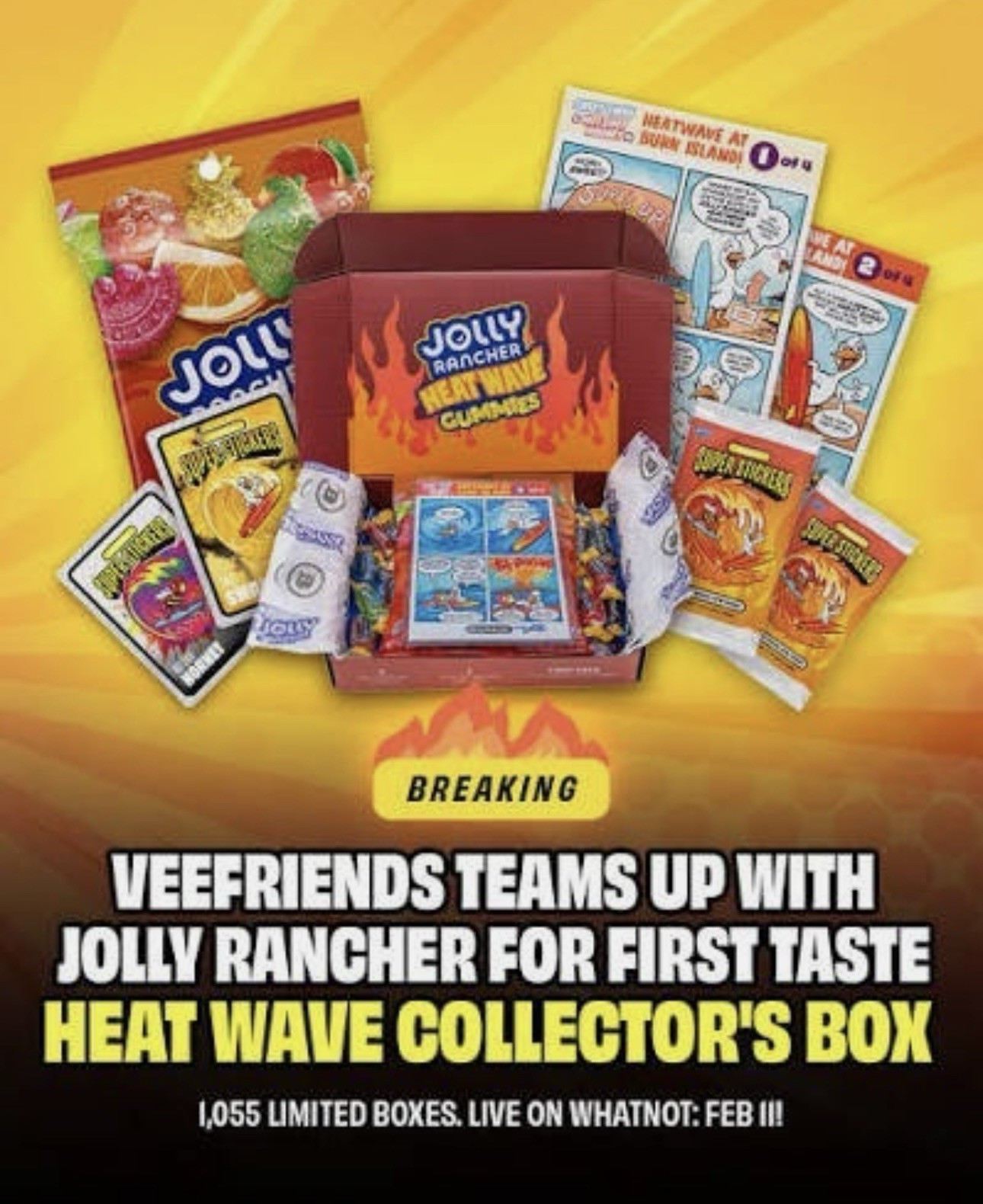 Veefriends X Jolly Rancher Heat Wave Box – Brand New In Hand!!