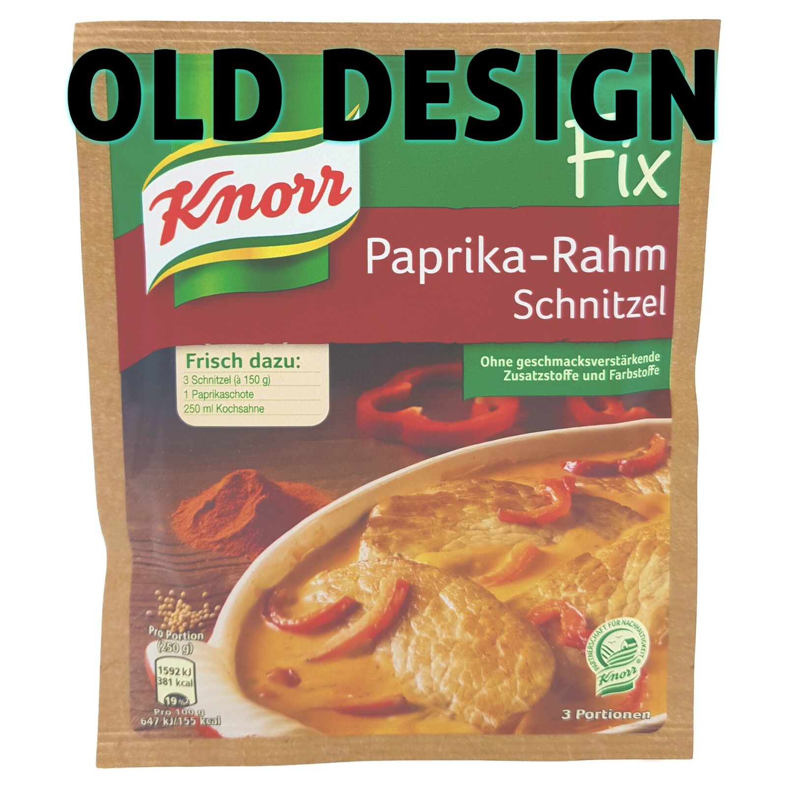 9x Knorr Fix 🍴 Paprika-Rahm Schnitzel sweet pepper & cream schnitzel TRACKED ✈