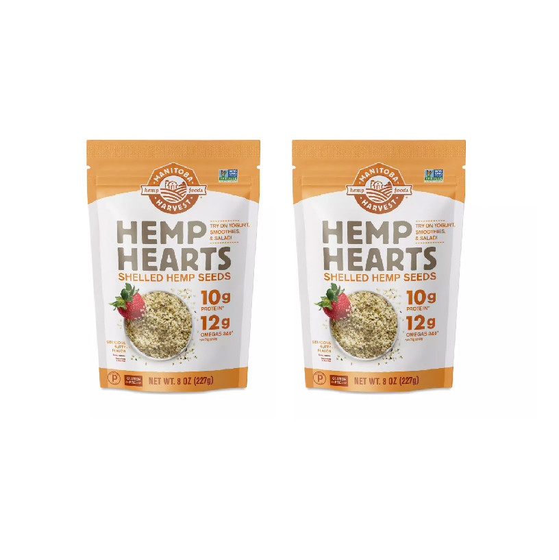 Manitoba Harvest Hemp Hearts 8 oz (Pack of 2)