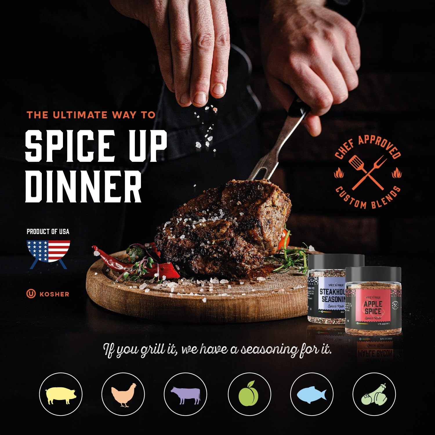20 Bold Seasonings Gift Set: Perfect BBQ Set for Men & Culinary Adventurers