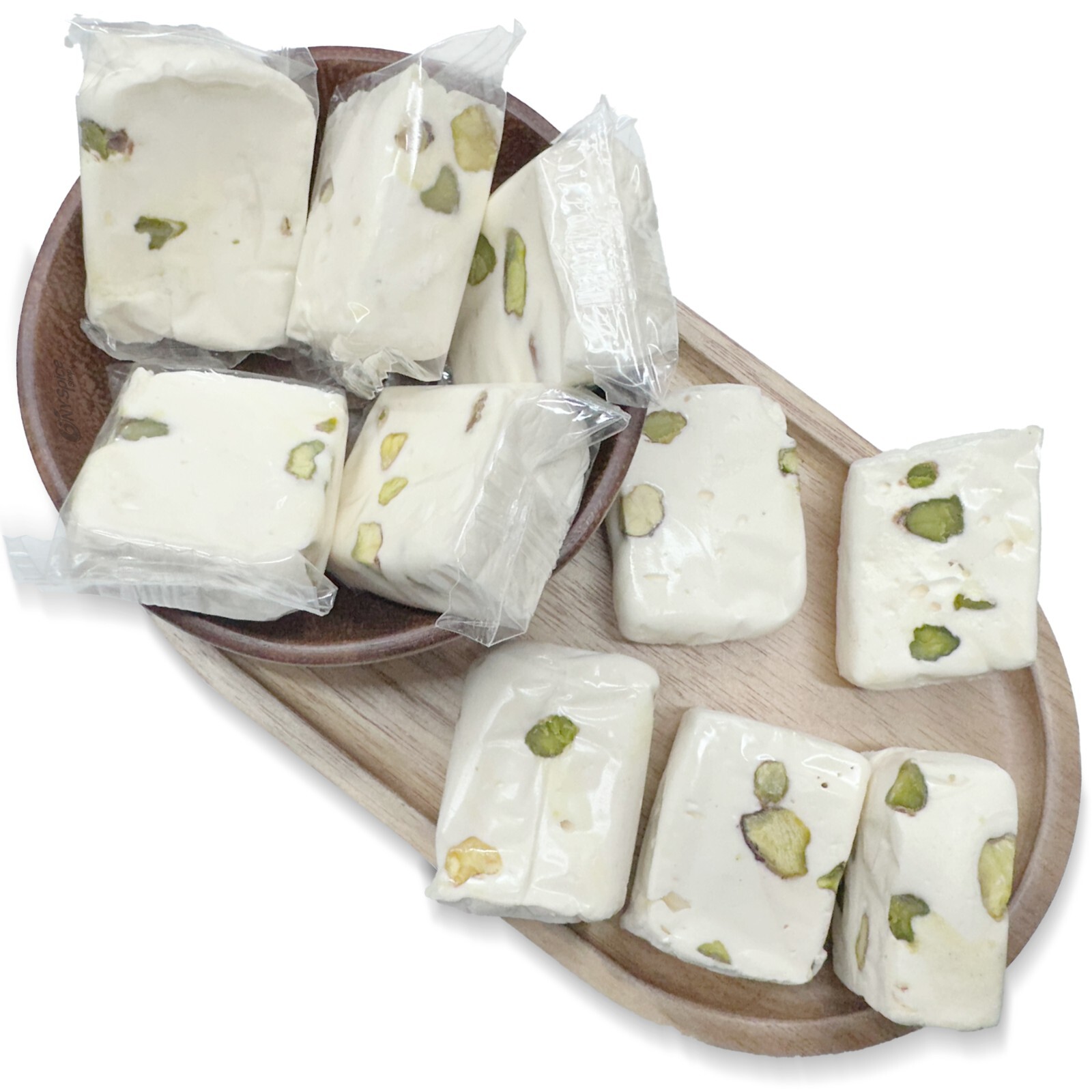 Nougat With Pistachios – White Premium Quality Sweets Nougat by NY Spice