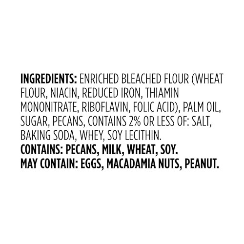 Amazon Grocery, Pecan Shortbread Cookies, 11.3 Ounce (Pack of 1), Brown