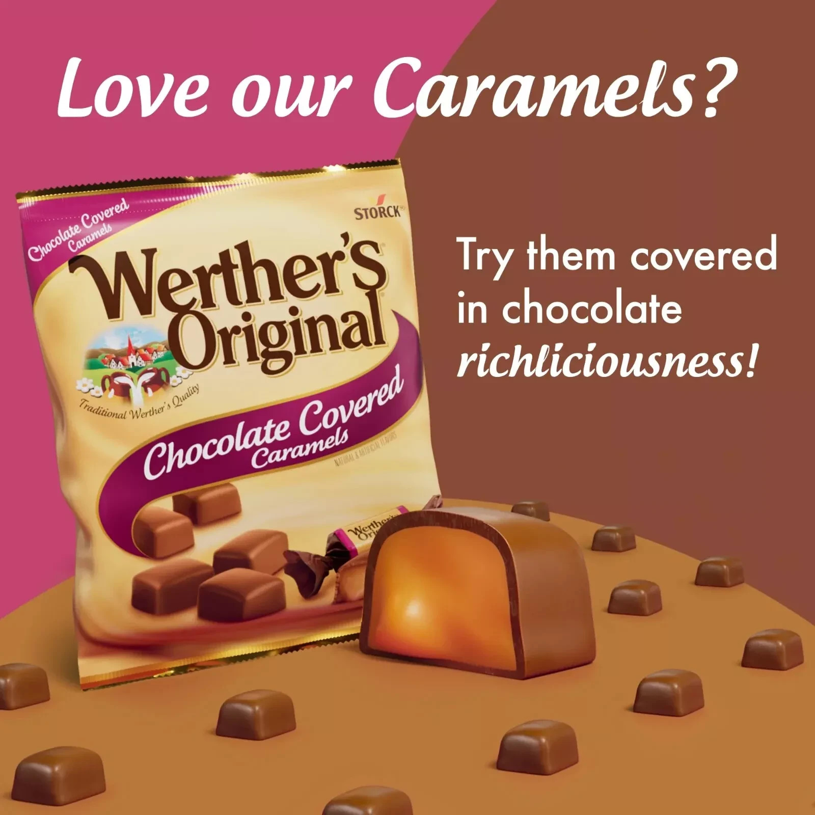 Werther’s Original Creamy Caramel Filled Candy, 27 oz Free and fast shipping