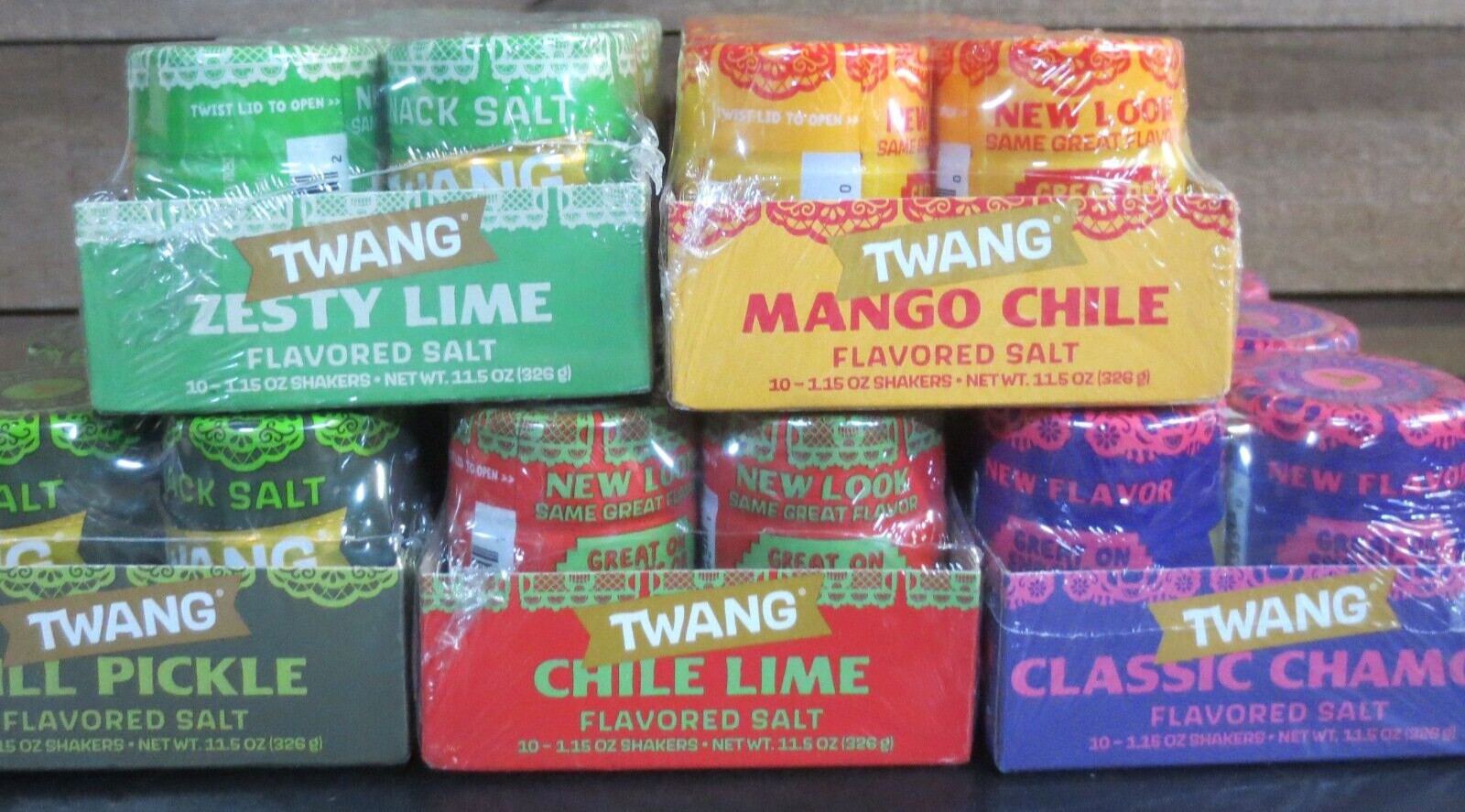 Twang 10 Pack 1.15Oz Salt Shakers – CHOOSE FLAVOR