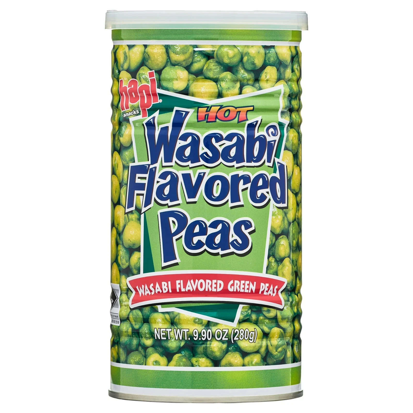 Hapi snacks wasabi Peas, hot, 9.9 Oz…