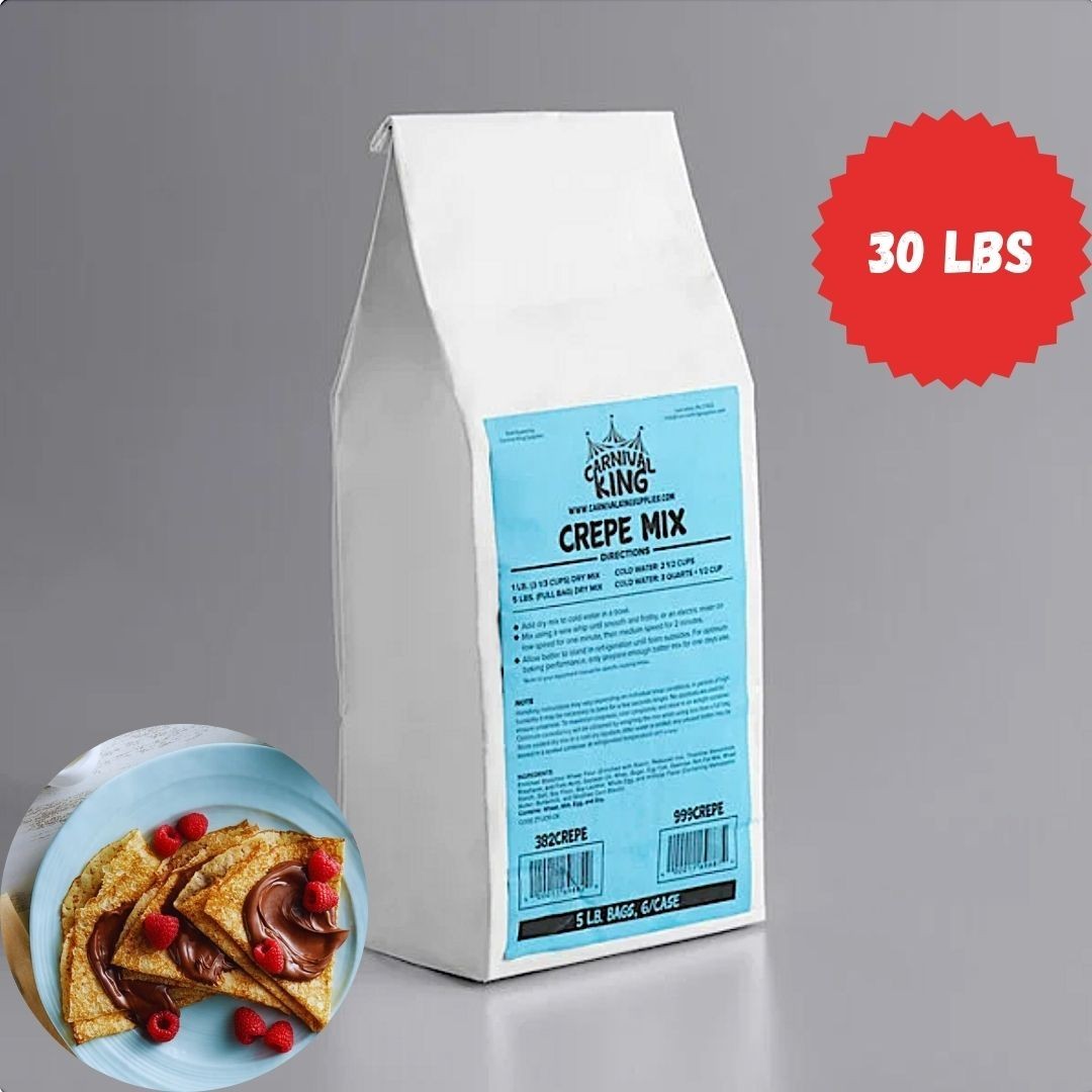 30 lbs. Carnival King Crepe Mix Bag (6 Pack of 5 lbs.) NEW