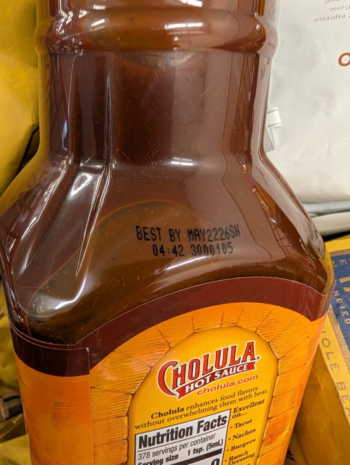 Cholula Chipotle Hot Sauce 64Oz Bulk Perfect For Chefs Smoky Flavor Gluten Free