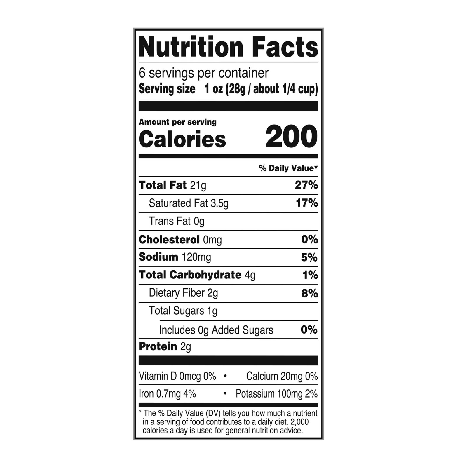 Great Value Dry Roasted & Salted Macadamia Nuts, 6 oz