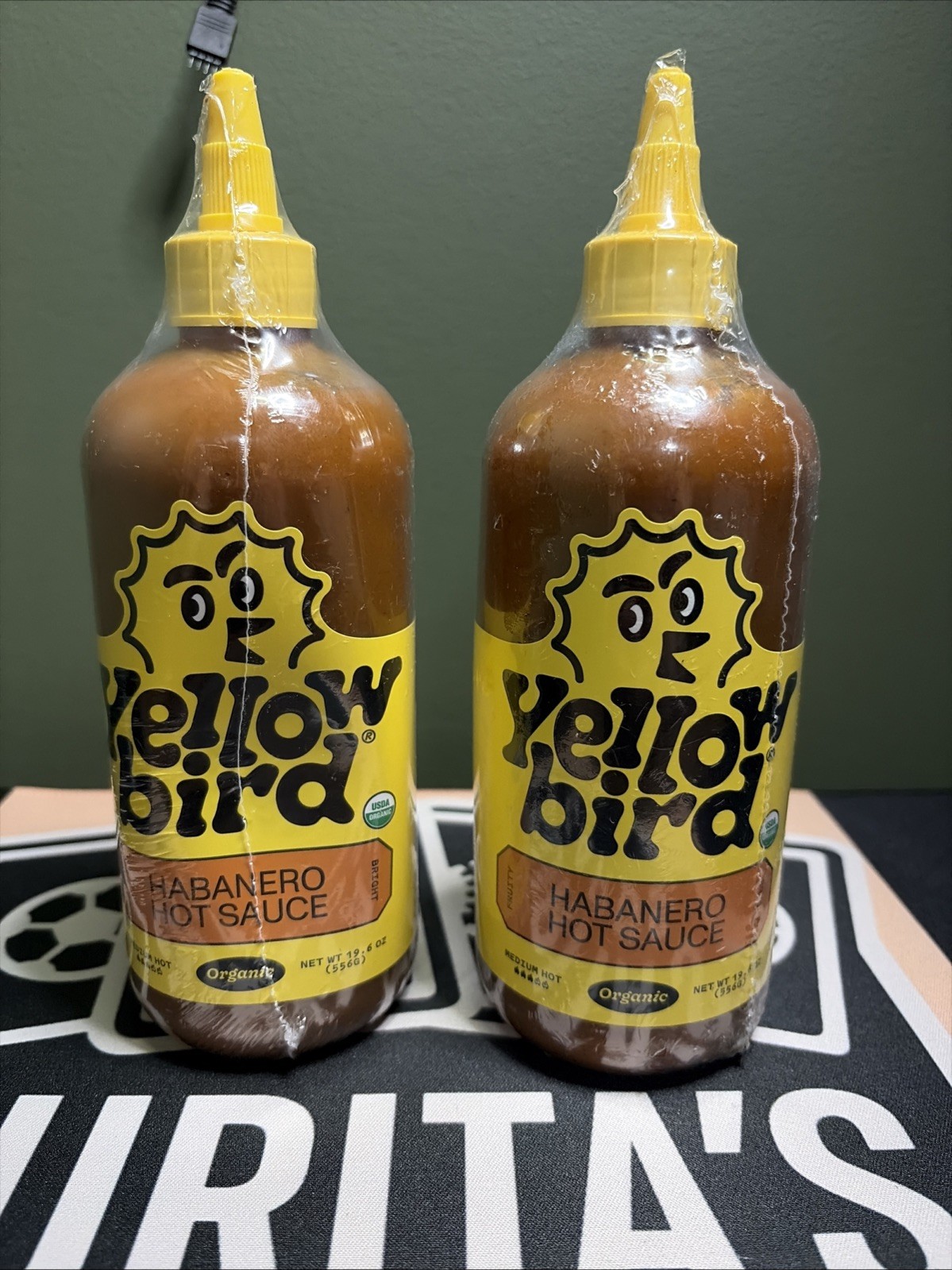 Yellowbird Classic Habanero Hot Sauce 19.6 oz Lot Of 2