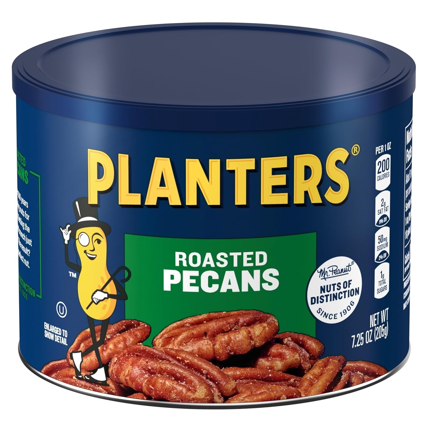 Crunchy Salted Roasted Pecan Nuts – 7.25 oz Plant-Based Protein, On-The-Go Snack