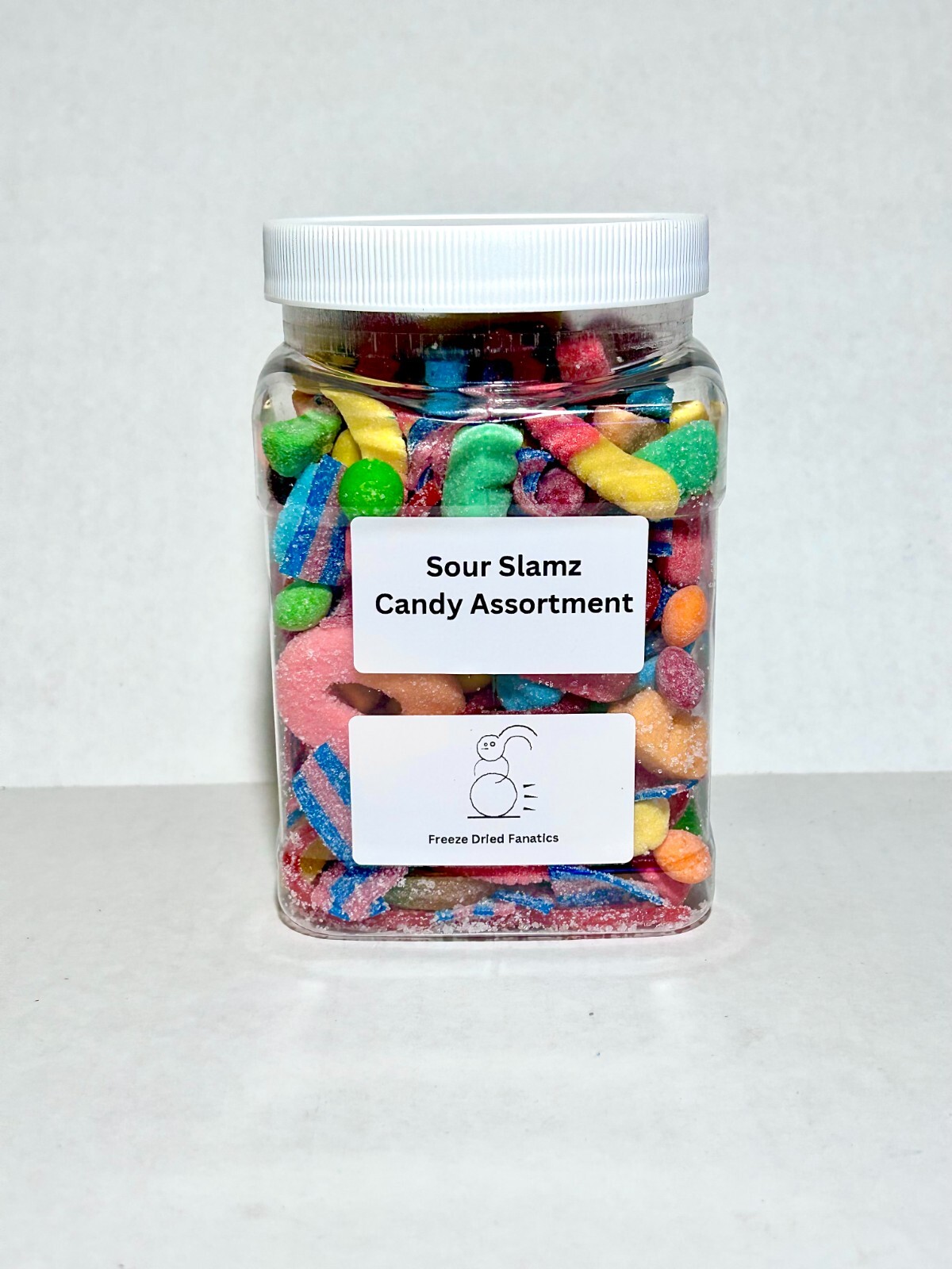 Sour Slamz Bulk Gummy Candy Sour Candy Mash Up Flavor 20oz 30oz Bag Jug