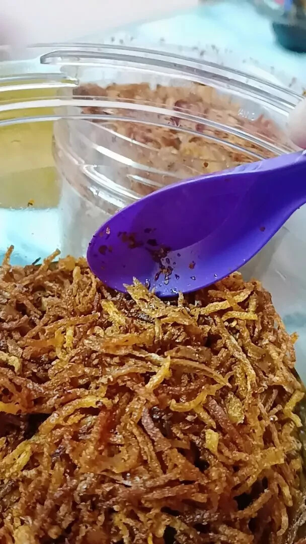 SIDE MEALS ANCHOVY POTATOES CRISPY SPICY, Conserve 1 KG PER PCK, FLAVOR SPICY