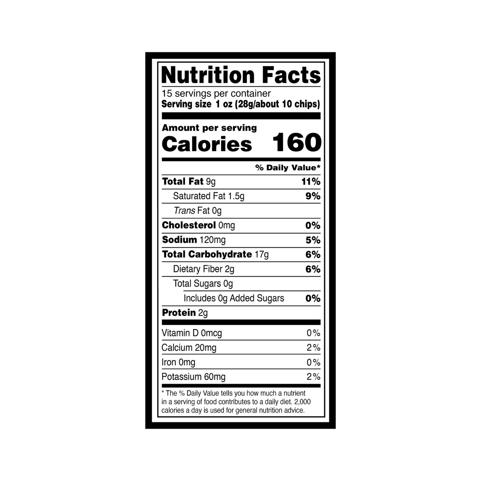 Pack of 3 Thin & Crispy Gluten-Free Tortilla Chips, Sea Salt, Fiesta Size, 15 oz