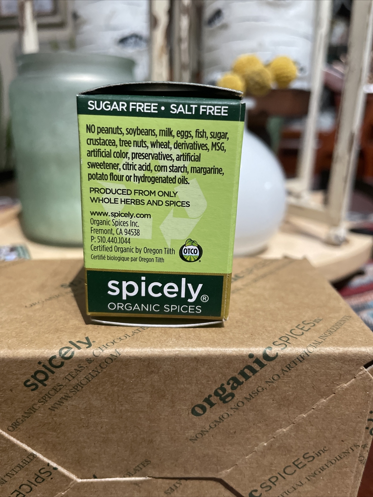 Spicely Organic Vanilla Bean GF 1 Count .2oz Vegan