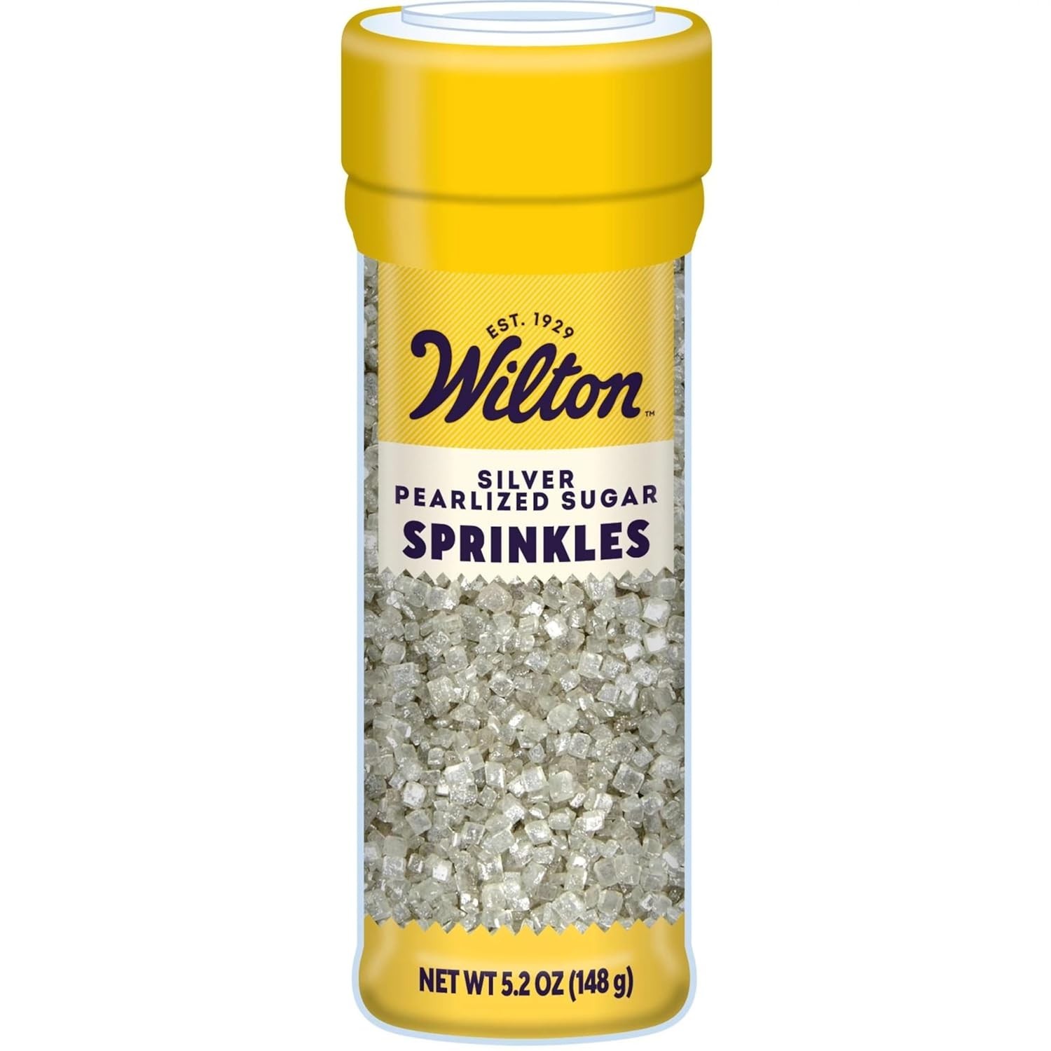 Versatile 5.25 oz Pearlized Sugar Sprinkles in Silver – Perfect for All Ages