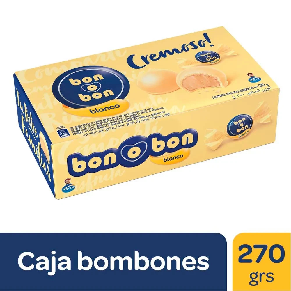 Bon o Bon – Caja 30 unidades Blanco (Box 30 units) x 2 Cajas