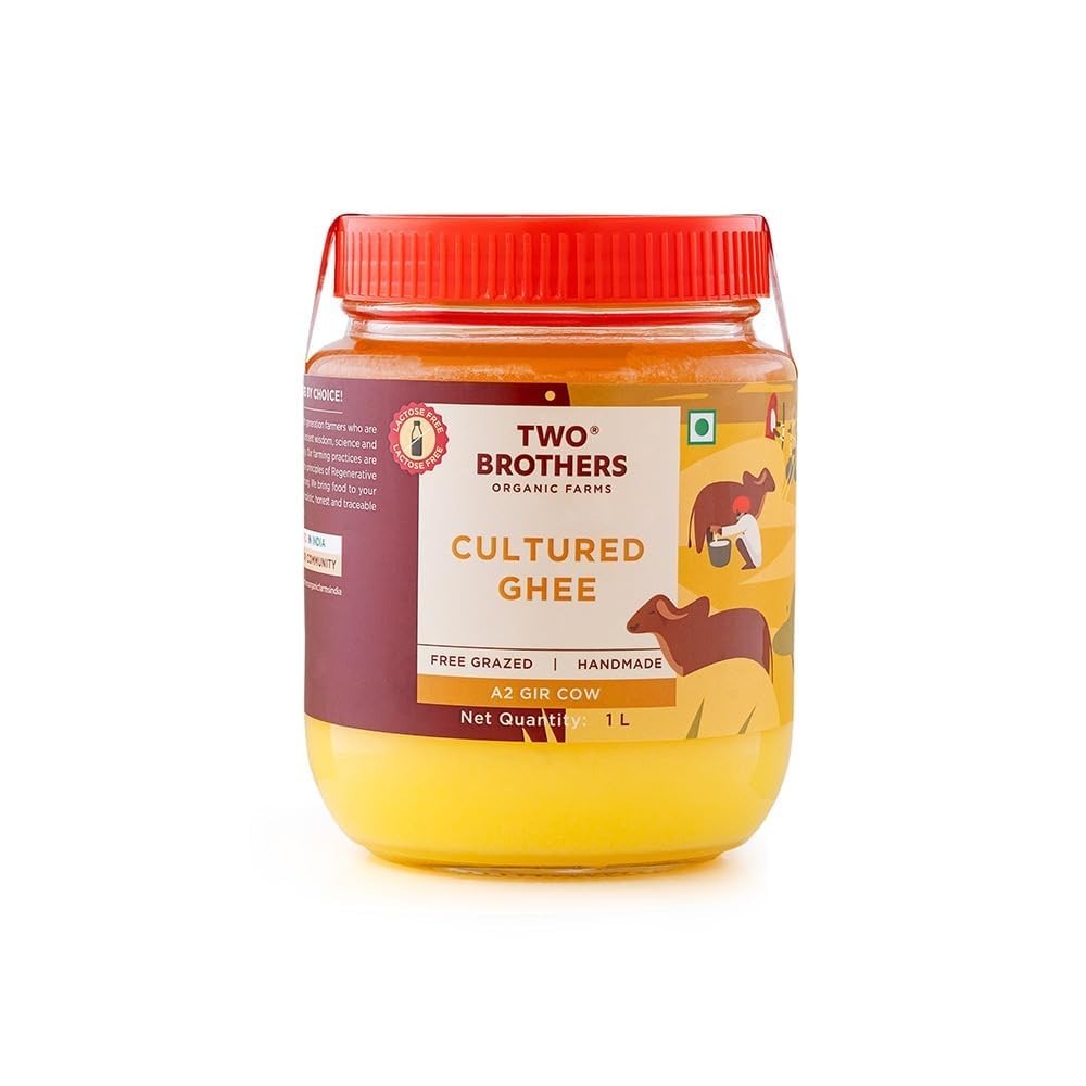 Organic Grass Fed Ghee Butter | Gut Friendly, Non-GMO, Lactose-Free, Keto | 2lb
