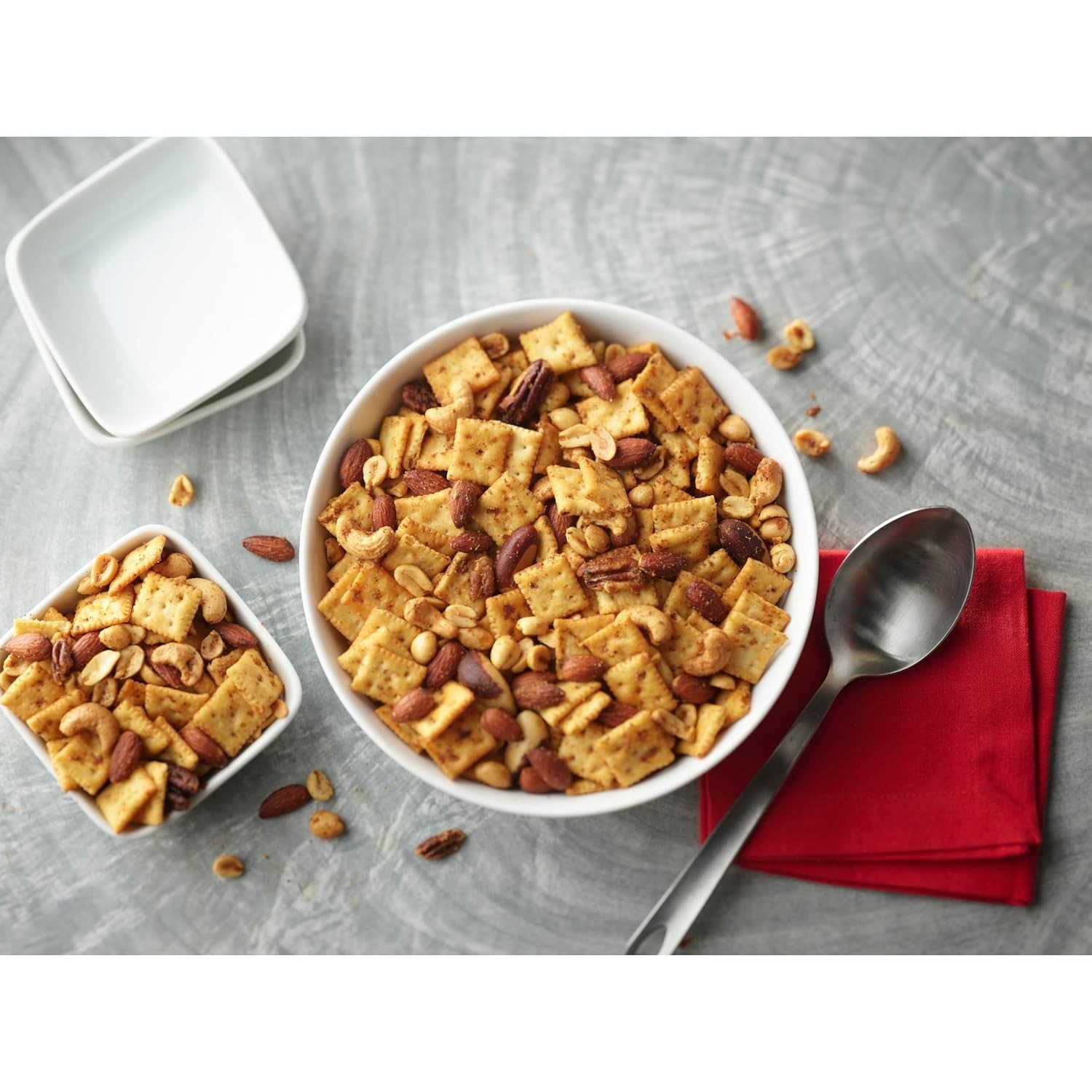 Salted Mixed Nuts 56oz Canister with Peanuts, Almonds, Cashews & More