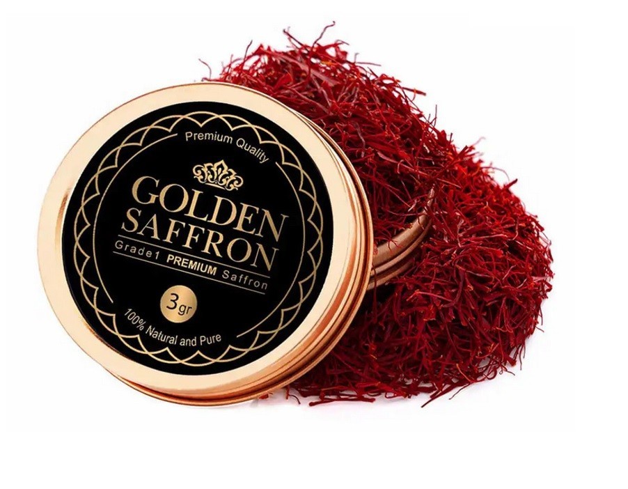 Golden Saffron, Finest Pure Premium All Red Saffron Threads, Grade A+