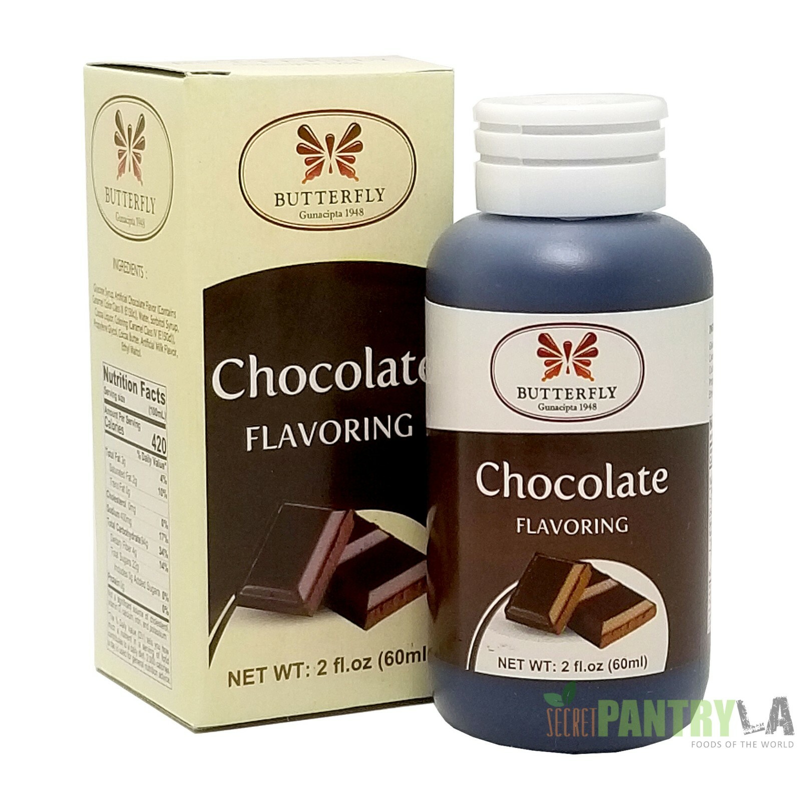 Butterfly Flavoring Extracts Assorted Flavors Your Choice 2 Oz./60 ml (1 Bottle)