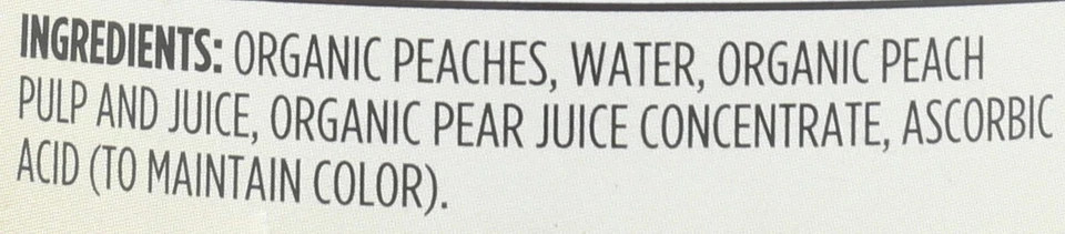 365 by Whole Foods Market, Organic Yellow Cling Peach Slices, 15 Ounce