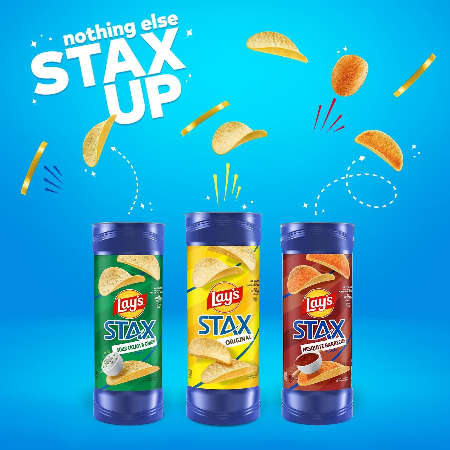 5.75 oz Lay’s Stax Potato Crisps in Re-Sealable Canister – Kosher Snack