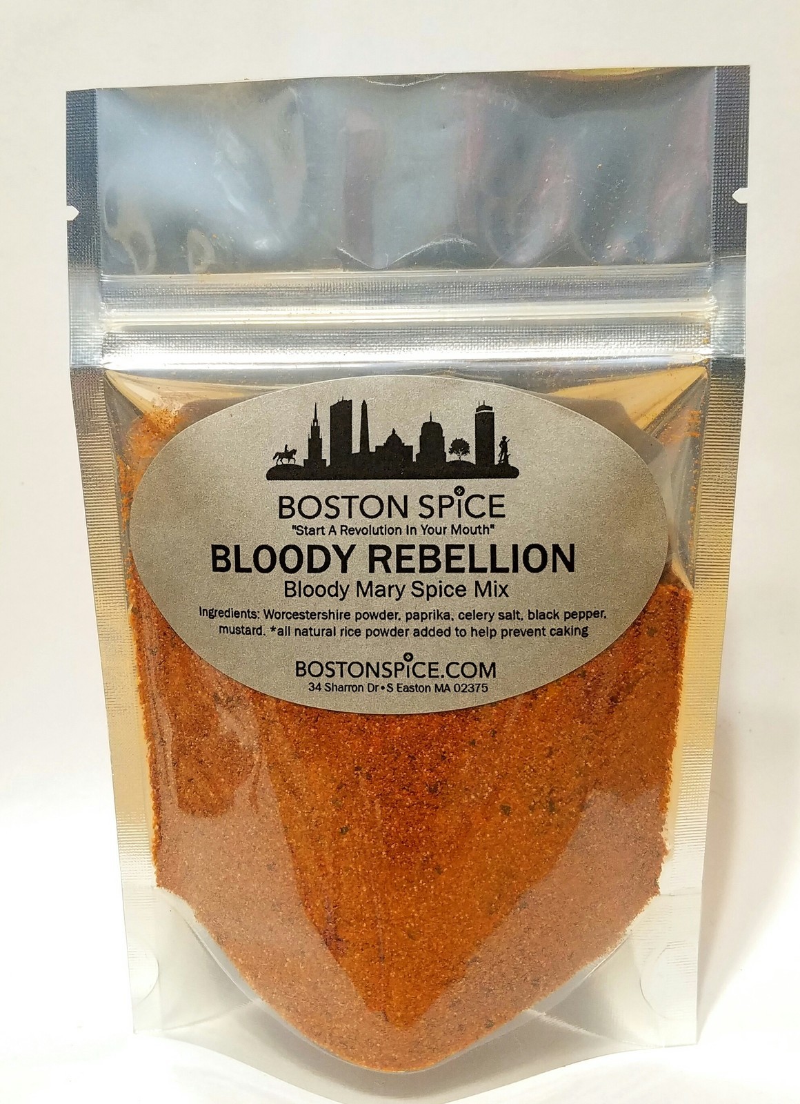 BOSTON SPICE BLOODY REBELLION MARY 1 CUP DRINK MIX BLEND SEASONING PARTY POWDER